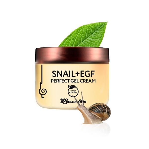 Крем-гель для лица с муцином улитки и EGF SECRET SKIN Snail+EGF Perfect Gel Cream