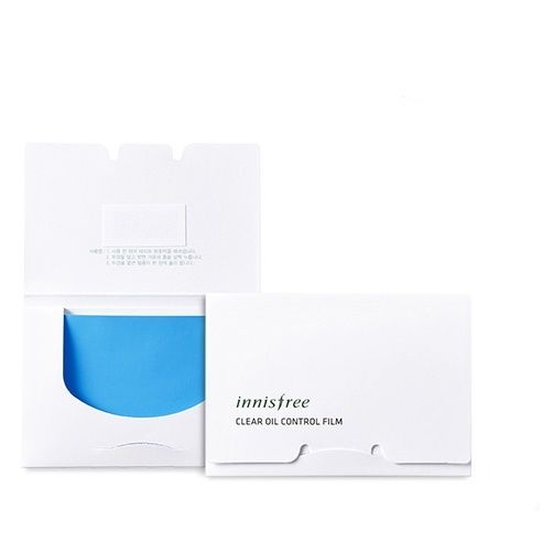 матирующие салфетки innisfree beauty tool clear oil control film