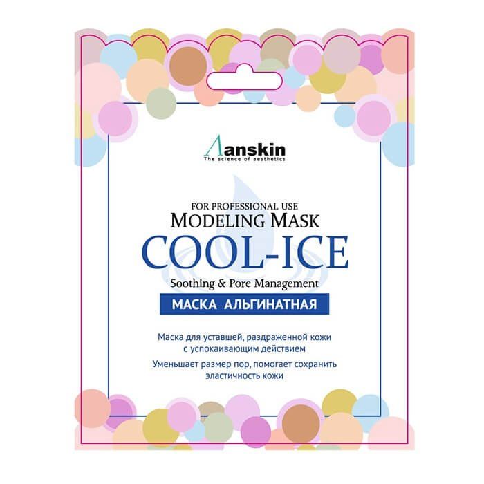 Успокаивающая и охлаждающая альгинатная маска Anskin Cool-Ice Modeling Mask