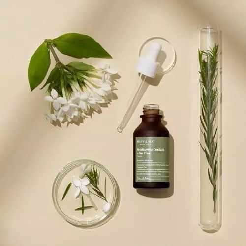 Сыворотка с экстрактом хауттюйнии и чайного дерева Mary&May Houttuynia Cordata + Tea Tree Serum